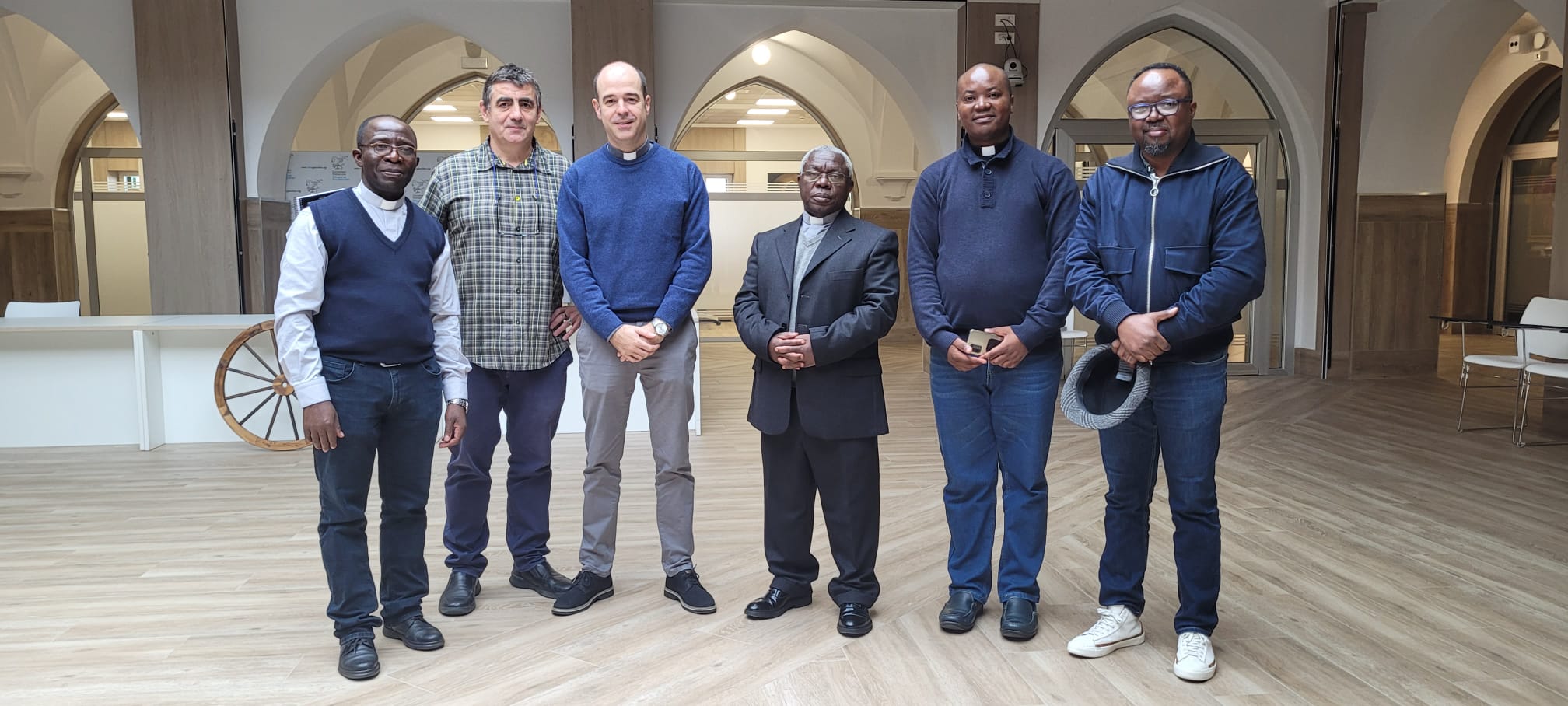 D. Fernando Prado, Obispo de San Sebastián, recibió a Mons. François Xavier Maroy Rusengo, arzobispo de Bukavu (R.D. Congo)