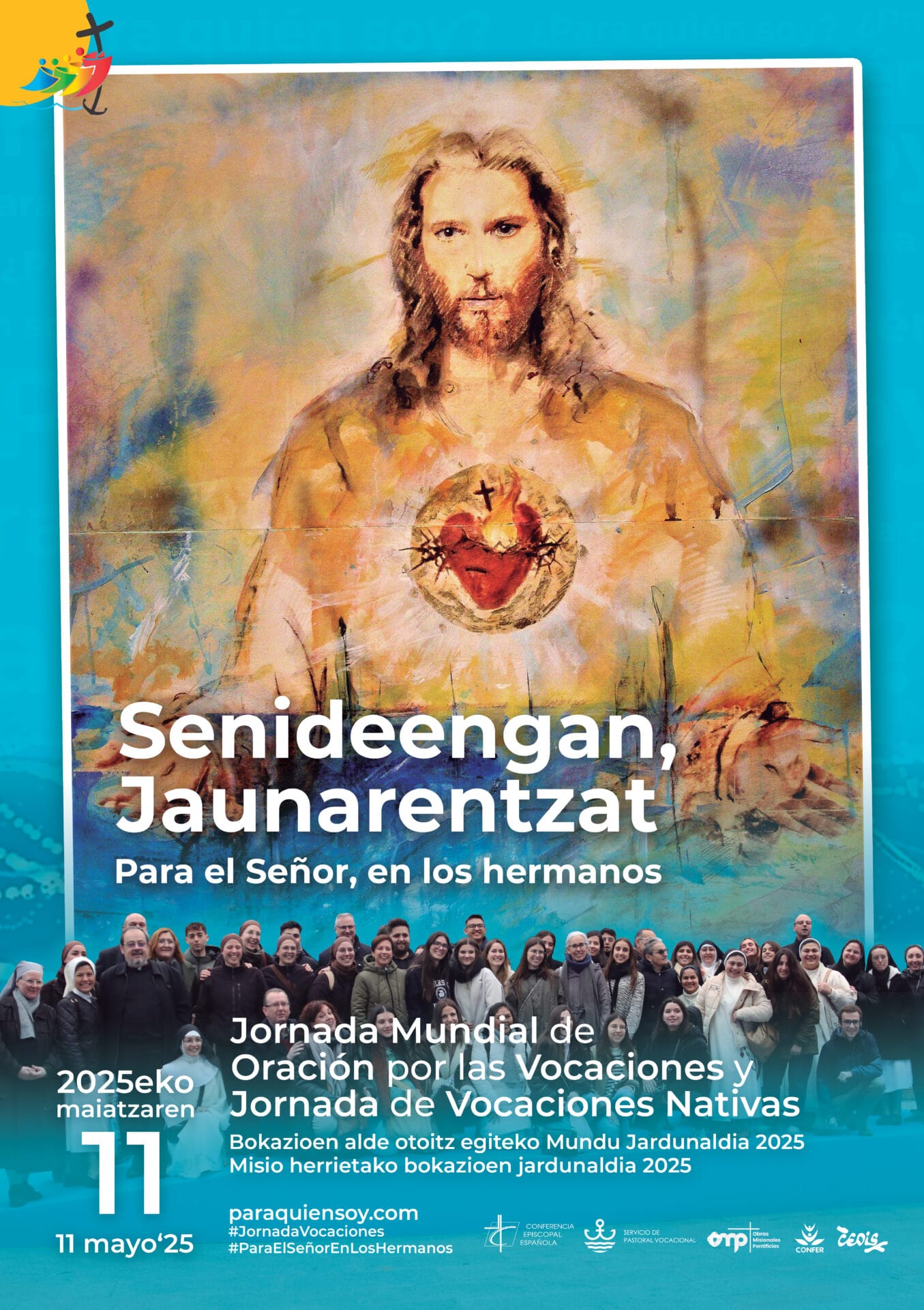 11 de Mayo: Jornada Mundial de Oración por las Vocaciones 2025 – «Para el Señor, en los Hermanos»